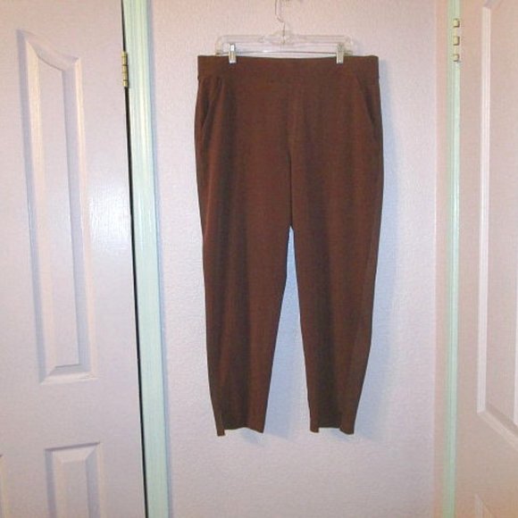 Athleta Pants - ATHLETA Brooklyn CITY Ankle Size 16 PANTS Light POCKETS Stretch WORK Travel